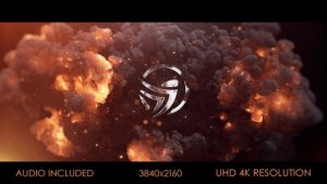 Videohive Fire Explosion Logo Reveal 48460256 Logo Stings template preview