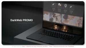 Videohive Dark Web Promo - Laptop Mockup Product Promo template preview