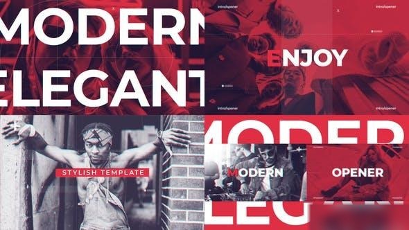 Videohive Modern Elegant Opener 30386836 Openers template preview