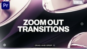 Zoom Out Transitions Premiere Pro template preview