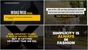 Videohive Bold Titles  AE Titles template preview