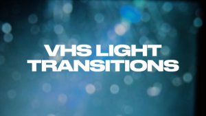 Videohive VHS Light Transitions Elements template preview