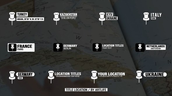 Videohive Location Titles 2.0 | After Effects 49002267 Titles template preview