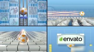 Videohive Soccer Logo Reveal 6 Logo Stings template preview