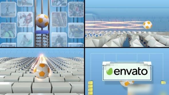 Videohive Soccer Logo Reveal 6 Logo Stings template preview