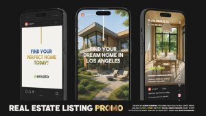 Videohive Real Estate Listing Promo Video Displays template preview