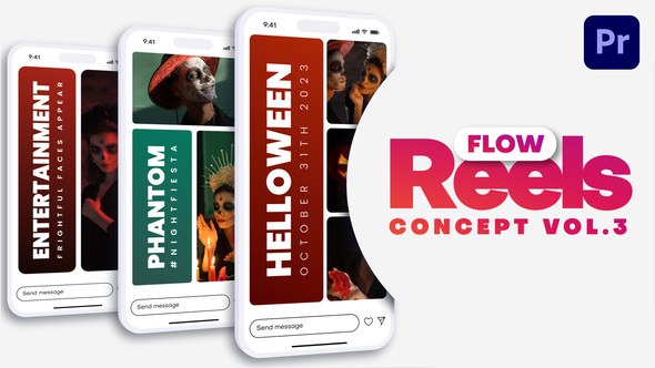 Instagram Reels, TikTok Post, Short Stories Vol. 03 Premiere Pro template preview