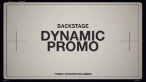 Backstage Video Displays template preview