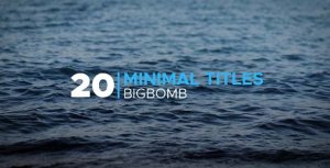 Minimal Titles Video Displays template preview