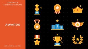 Videohive Awards graphic animation template | After Effects Elements template preview