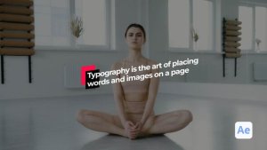 Videohive Typo Kinetic Titles Titles template preview
