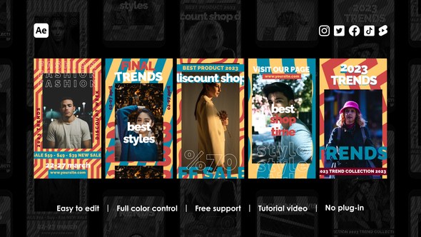 Videohive Fashion Week Instagram Stories 45309056 Product Promo template preview