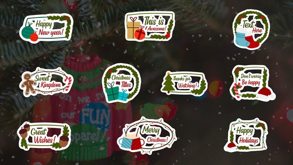 Videohive Christmas Titles || After Effects Titles template preview