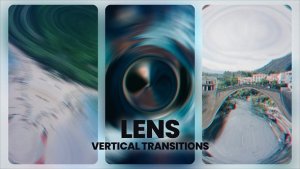 Videohive Lens Vertical Transitions Elements template preview