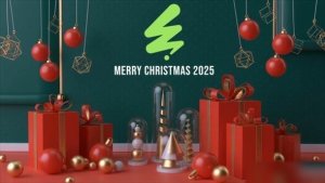 Videohive Merry Christmas 2025 Video Displays template preview