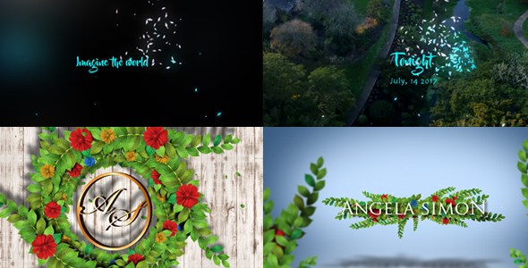 Tea Party Trailer Video Displays template preview