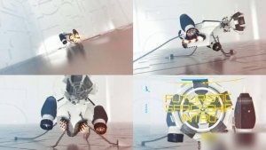 Videohive Futuristic Spaceship Intro Openers template preview