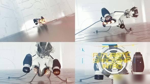 Videohive Futuristic Spaceship Intro Openers template preview