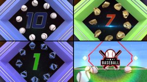 Videohive Baseball Countdown 5 Elements template preview