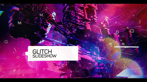 Videohive Glitch Slideshow 20424969 Video Displays template preview