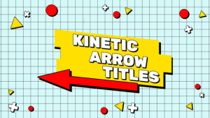 Arrows Titles Premiere Pro template preview