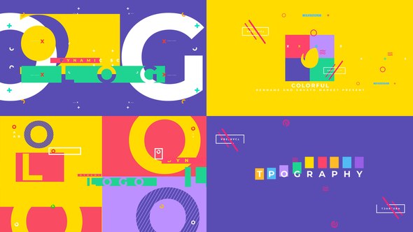 Videohive Logo Typo Opener Logo Stings template preview