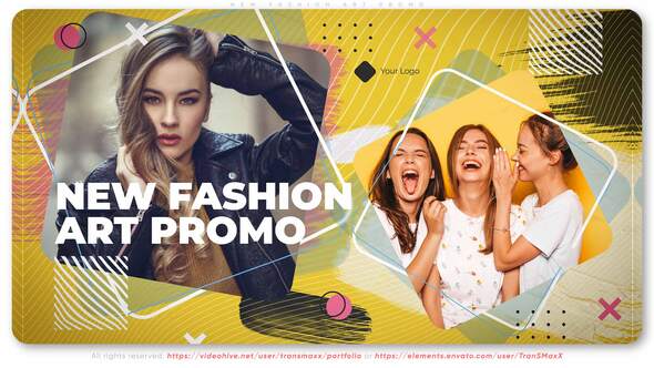 Videohive New Fashion Art Promo Broadcast-packages template preview