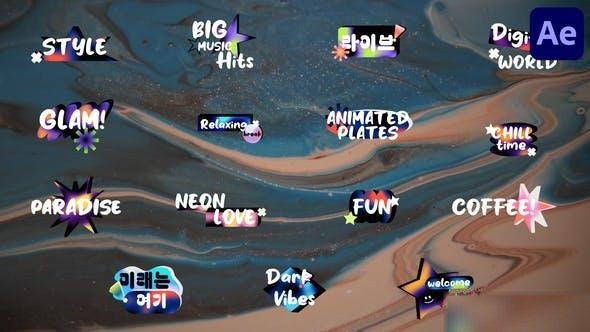 Videohive Animated Plates for After Effects Openers template preview
