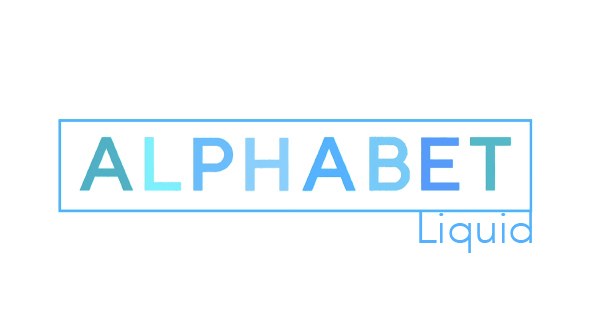 Liquid alphabet Video Displays template preview