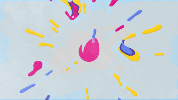 Videohive Liquid Art Drops Logo Stings template preview
