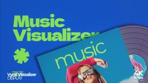 Videohive Vinyl Record Visual Display Video Displays template preview