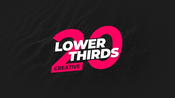 Videohive Creative Lower Thirds 51669644 Titles template preview