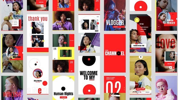 Videohive Youtube Channel Stories Pack Product Promo template preview