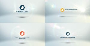 Minimal Modern Logo Video Displays template preview