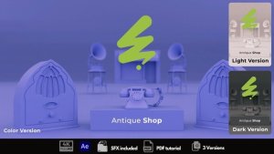 Videohive Antique Shop Promo Openers template preview