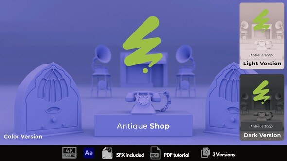 Videohive Antique Shop Promo Openers template preview
