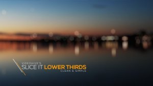 Slice It Lower Thirds Video Displays template preview