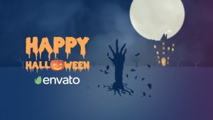 Videohive Halloween Creepy Intro Logo Stings template preview