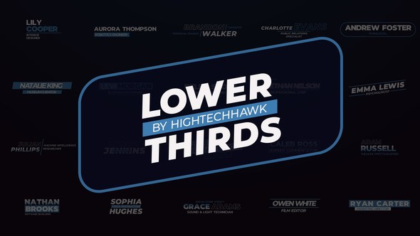 Videohive Lower Thirds 56990413 Elements template preview