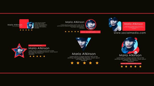 Videohive Modern Lower Thirds 50888657 Elements template preview