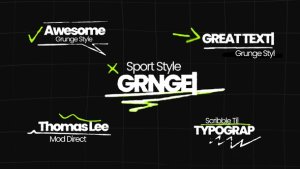 Videohive Text Animation 59675081 Titles template preview