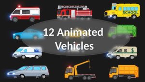 Videohive Vehicle Animation Elements template preview