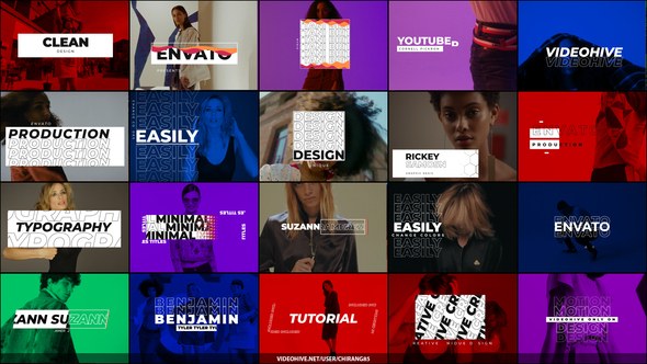 Videohive Minimal Typography 33830546 Logo Stings template preview