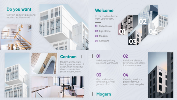 Videohive Realty Presentation Video Displays template preview