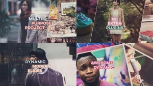 Videohive Dynamic Modern Slides Video Displays template preview