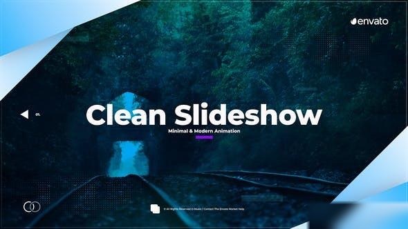 Videohive Clean Modern Slideshow 25199830 Openers template preview