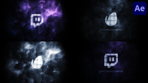 Videohive Through The Smoke | After Effects Logo Stings template preview