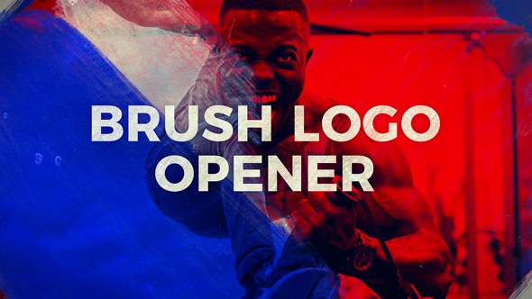 Videohive Brush Logo Opener Openers template preview