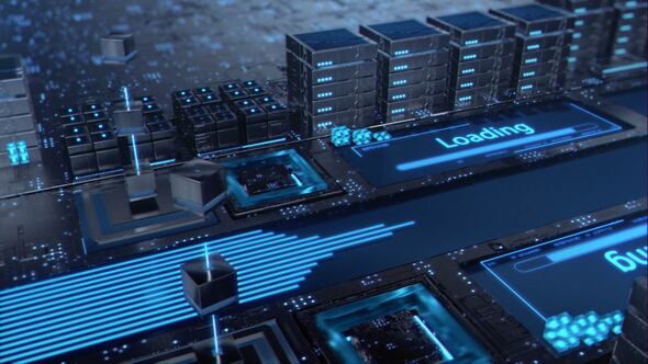 Videohive Blockchain Logo Logo Stings template preview