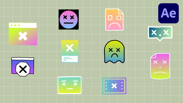 Videohive Error Icon | After Effects Elements template preview